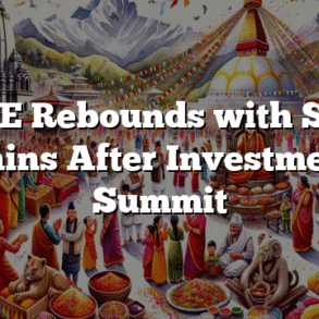 NEPSE Rebounds with Strong Gains After Investment Summit