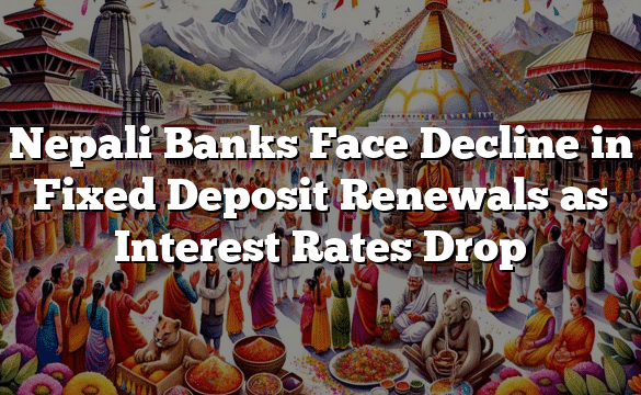 Nepali Banks Face Decline in Fixed Deposit Renewals as Interest Rates Drop