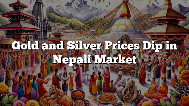 Gold and Silver Prices Dip in Nepali Market