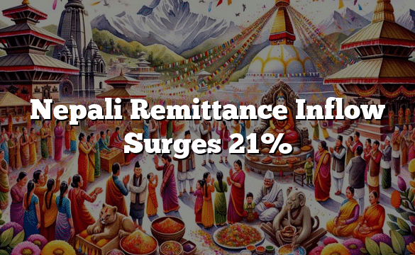 Nepali Remittance Inflow Surges 21%