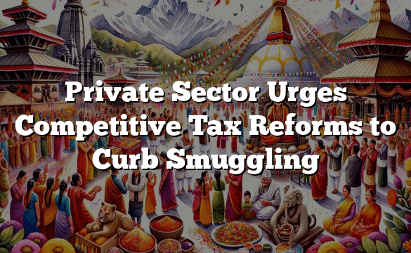 Private Sector Urges Competitive Tax Reforms to Curb Smuggling