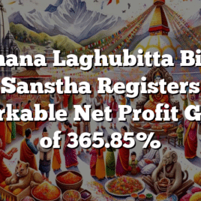 Sadhana Laghubitta Bittiya Sanstha Registers Remarkable Net Profit Growth of 365.85%