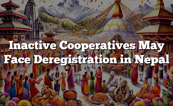 Inactive Cooperatives May Face Deregistration in Nepal